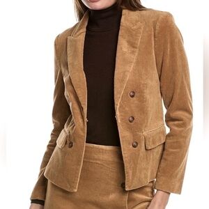 Nanette Lepore Women's Brown Corduroy Blazer